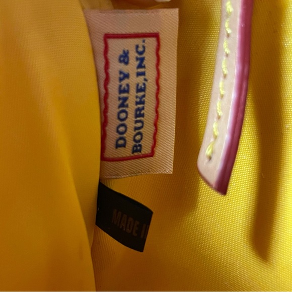 Dooney & Bourke 🌸 Pink Floral, Letter Carrier Leather Crossbody bag 🌸 - Picture 15 of 16